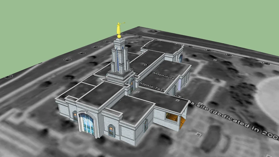LDS. Templo Mormon, San Antonio Texa, USA. 120th operating temple.