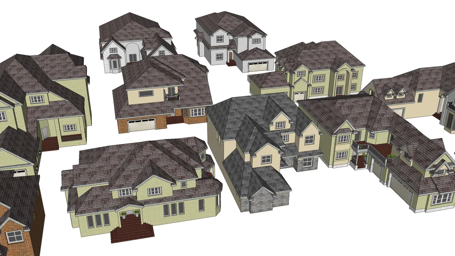 Suburbs Houses geral (Casas geral de suburbios)