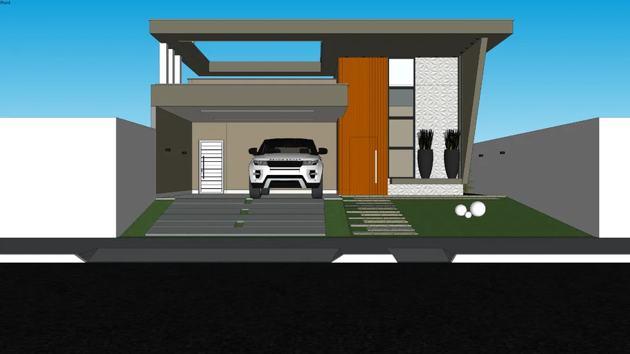 FACHADA RESIDENCIAL DE ALTO PADRÃO