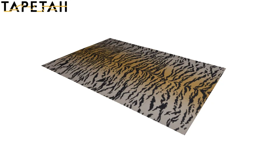 Tapete Animal Print Tigre - Tapetah