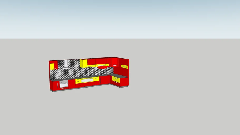 Simple kitchen | 3D Warehouse