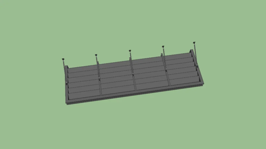 Louver Hanger Rod Canopy