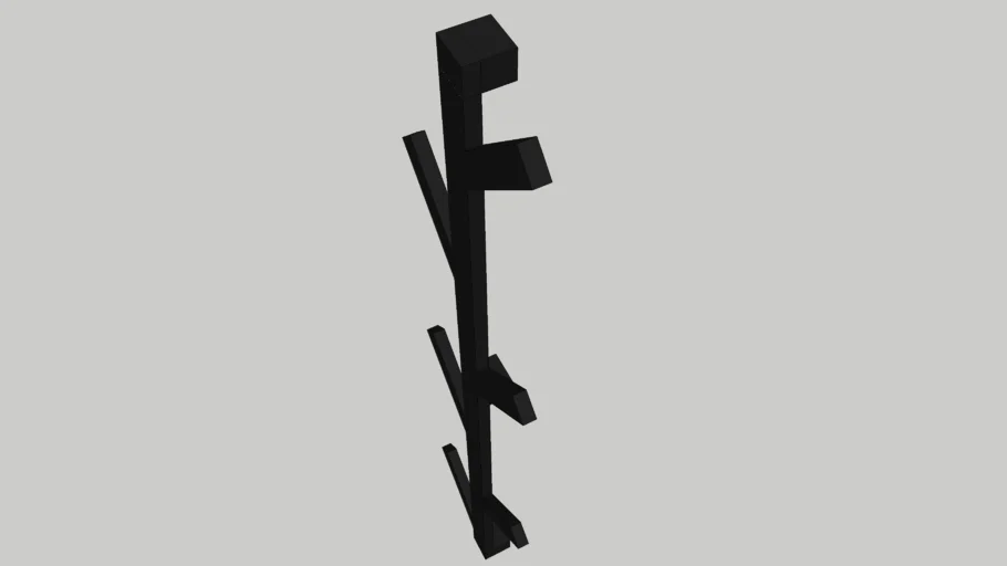 tree branch coat hook wrack