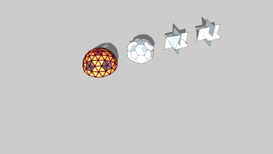 hexagon geodesic dome