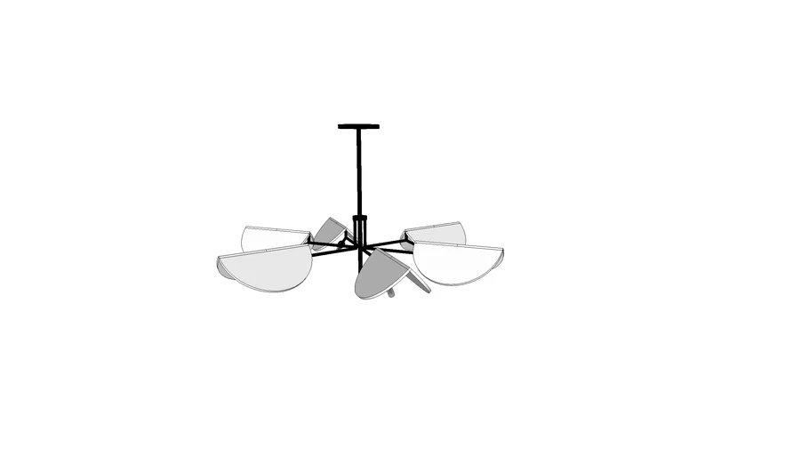 Bloem Linen Chandelier