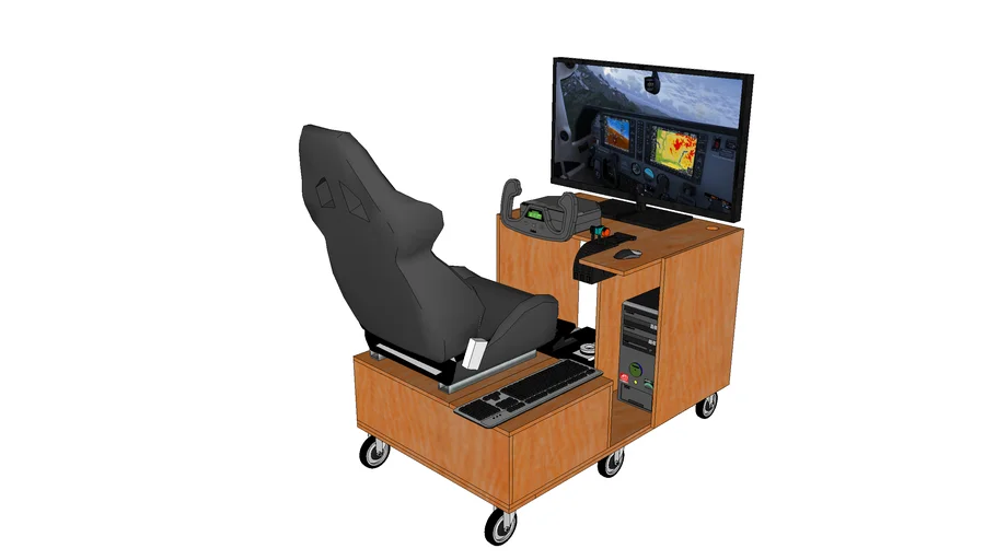 Meu Flight Simulator Cockpit