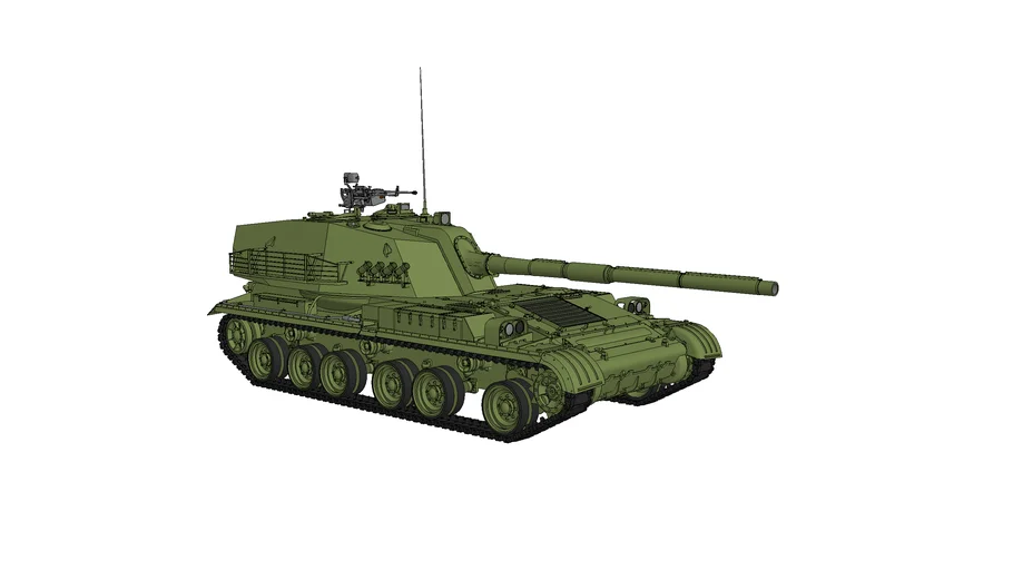 【War Thunder】PTZ-89 GREEN 3D MODEL