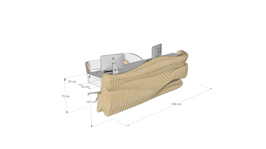 Parametric Receptionist Table