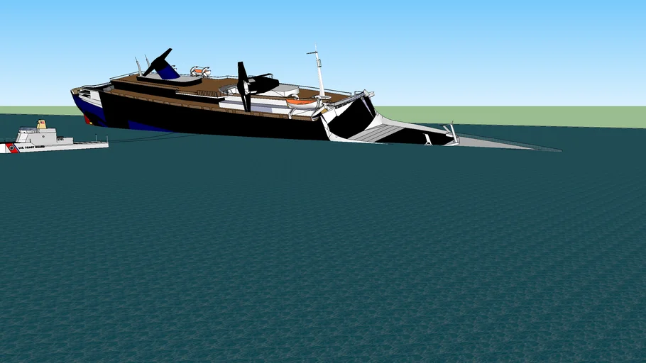 SS NORWAY BURNING PART 2