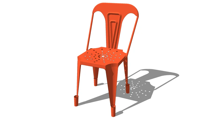 Chaise multipl's orange, Maisons du monde. Réf: 146319 Prix: 109,90 €