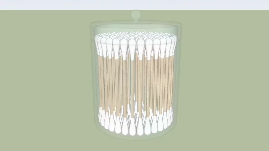 Cotton Buds Jar