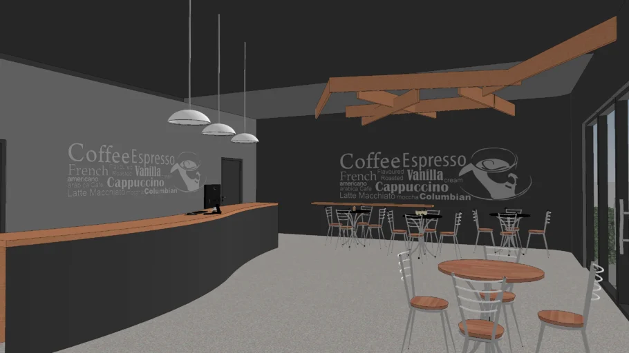Modern Cofee Shop Interior