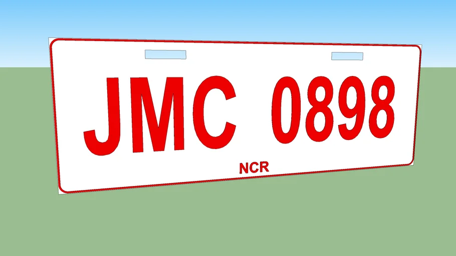 Philippine Plate Number (Government Owned Vehicle)