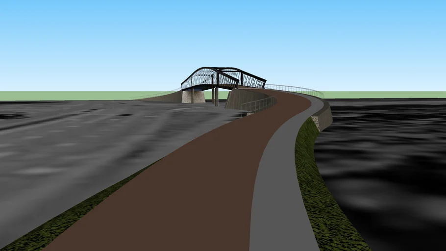 Harderwijk - houten brug over N302