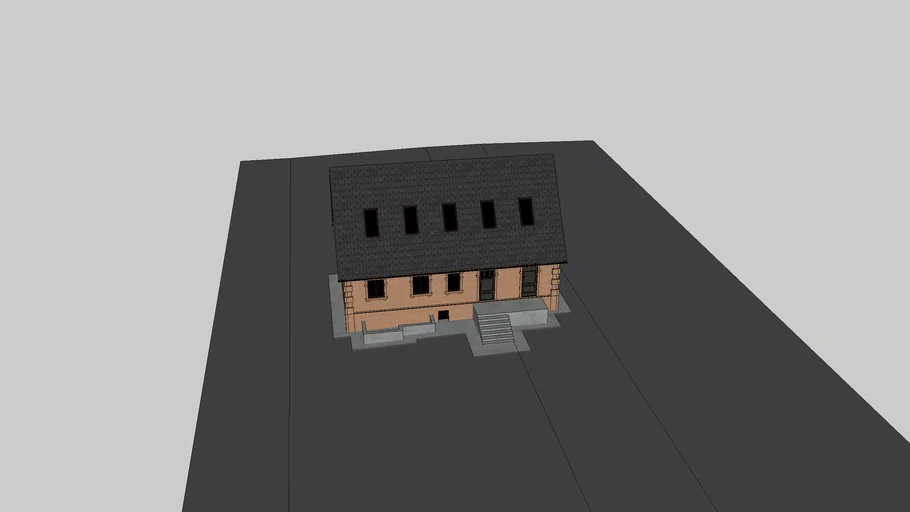 Brick building