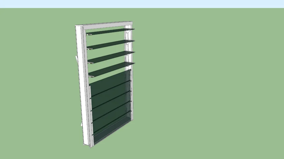 Ventana  Aluminio Celosias