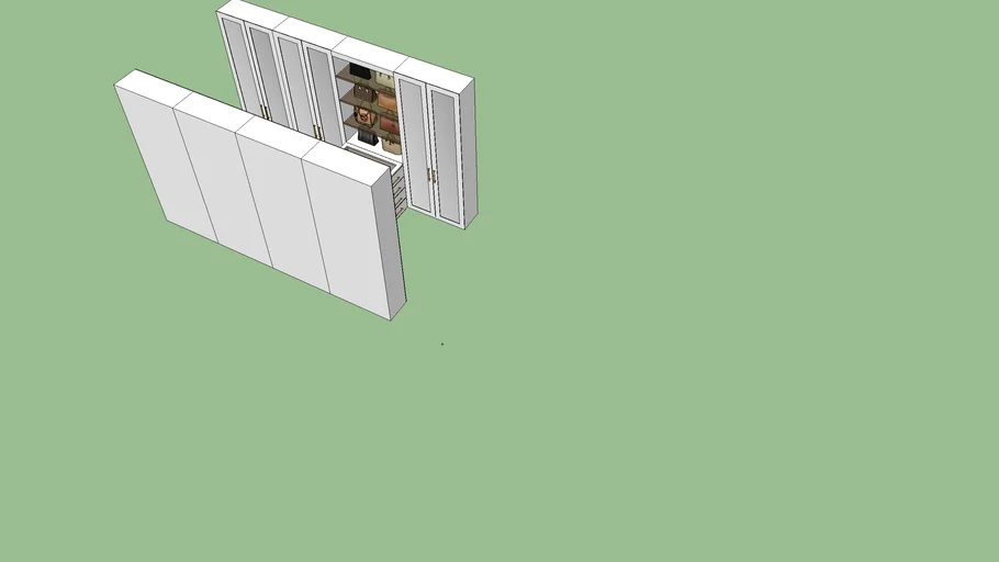 walk in closet white 1