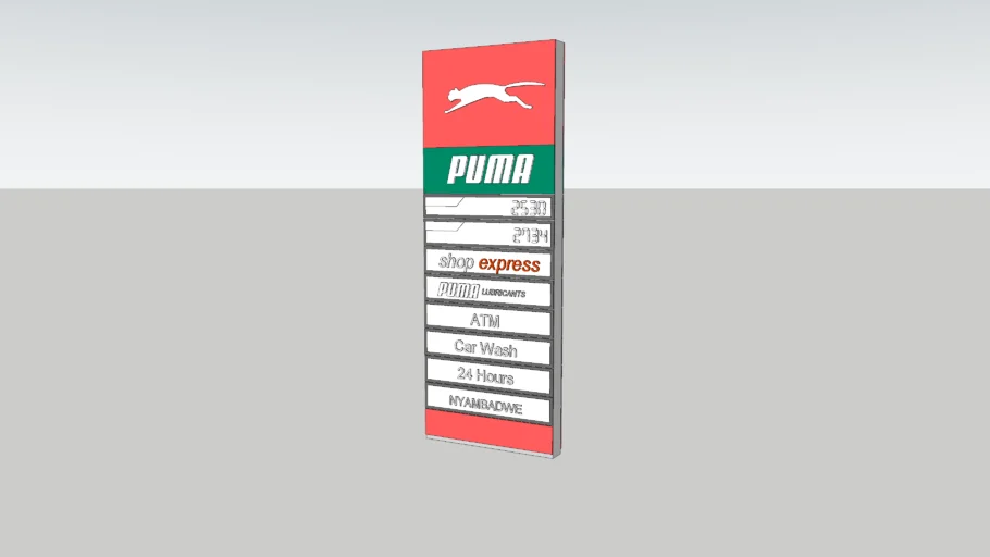 Pylon Sign - Puma Filling Station