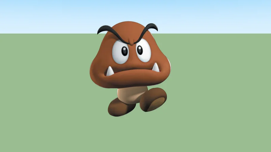 Goomba 2D face-me