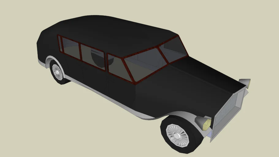 old luxury car