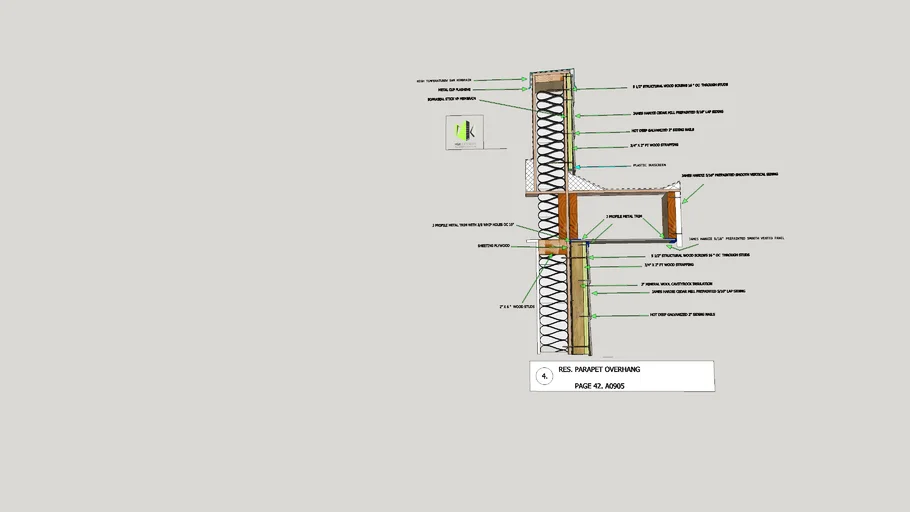 RES. PARAPET WALL