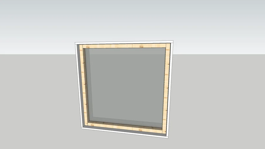 FramedWoodWindow-Dynamic | 3D Warehouse
