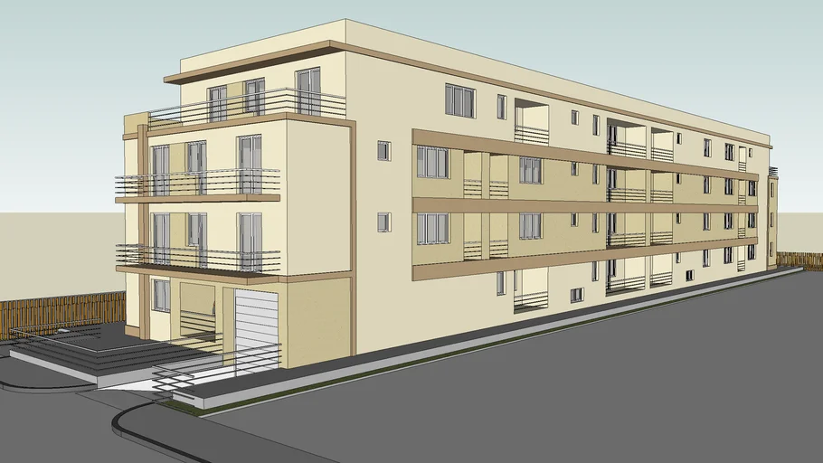 Aparment building in Bucharest