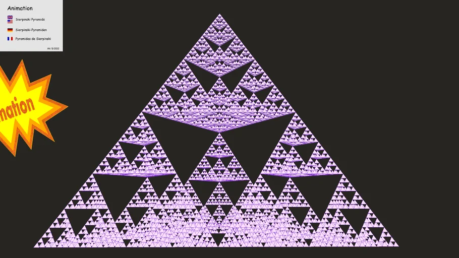 Sierpinski Pyramids  -  Sierpinski Pyramiden  -  ANIMATION