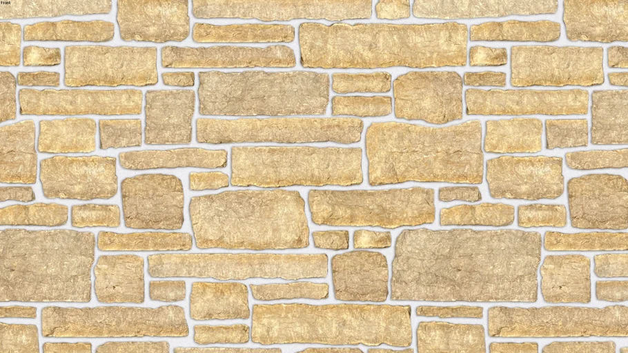 Prairie Stonegate (White Joint) Seamless Natural Building Stone Veneer Material