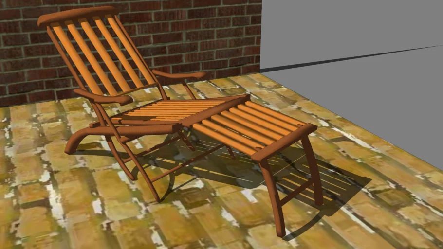 Titanic deck chair