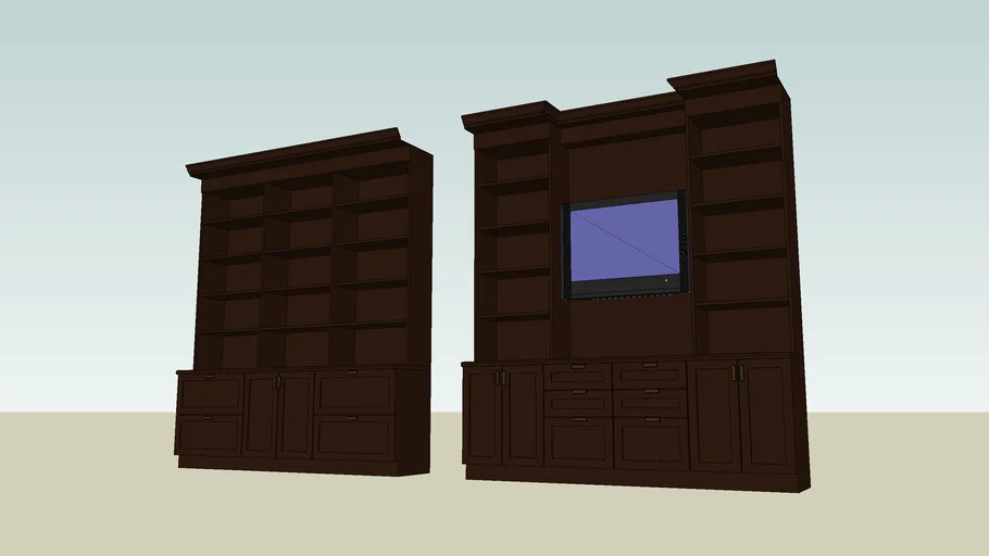 Home office cabinets