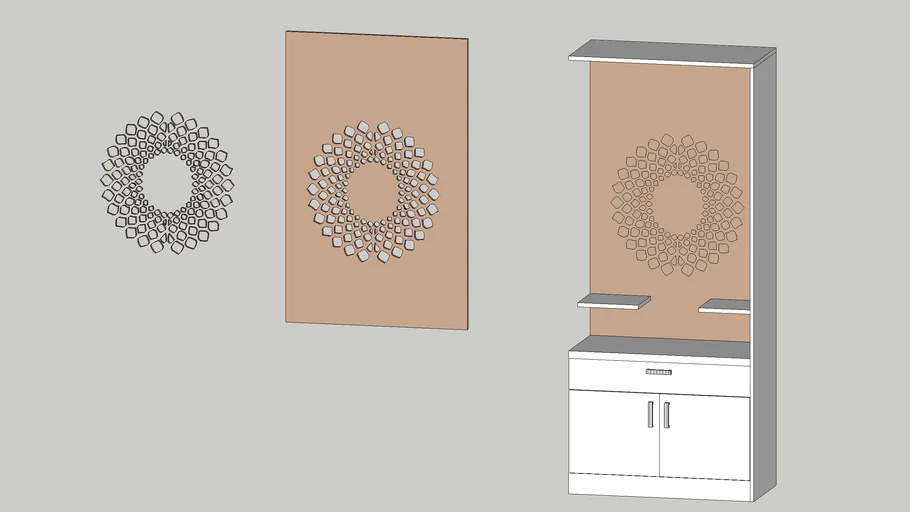 POOJA CNC CUT PANEL