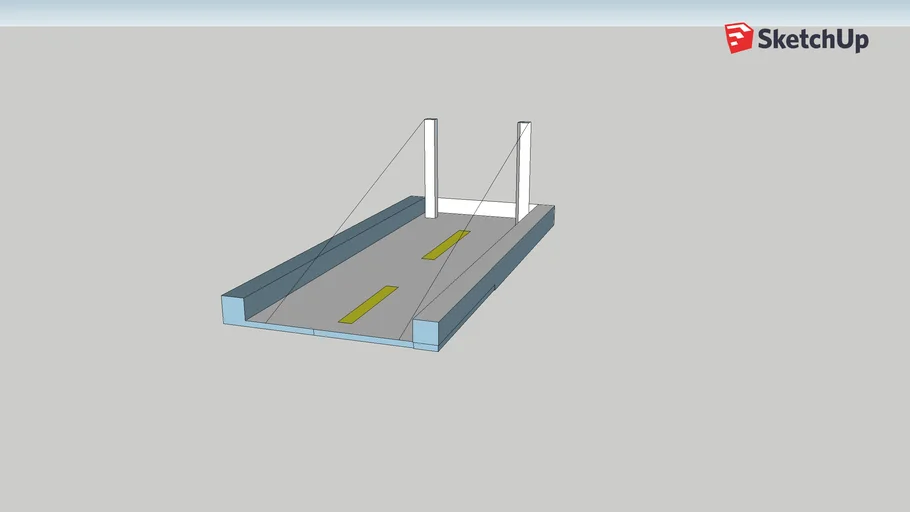 Prototipo maqueta, puente levadizo