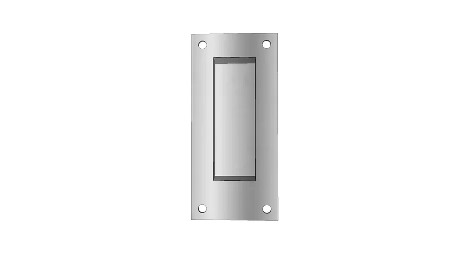 Flush Handle KEND FPP 75.03 US32D | 3D Warehouse