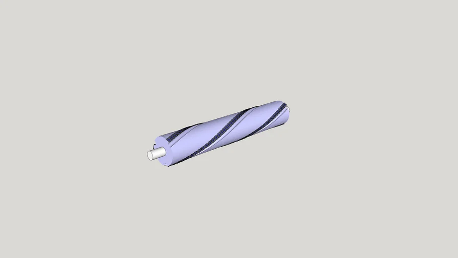 Spiral Cutterhead 100x600mm, 3 cutting wings