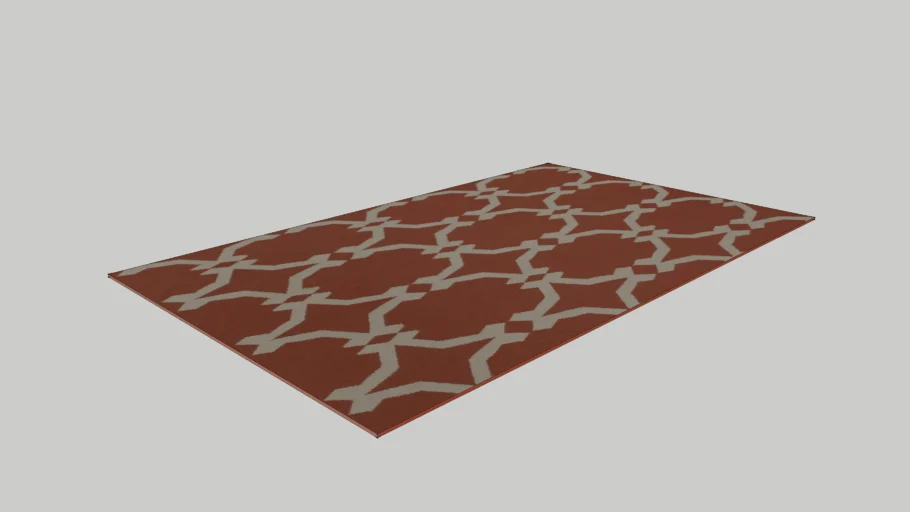 West Elm Lattice Dhurrie Rug 3'x5'