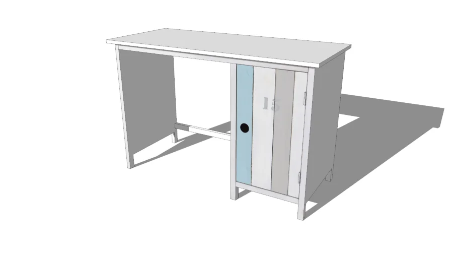 Bureau enfant blanc OCEAN, maisons du monde, ref 135751, prix 198,00 €