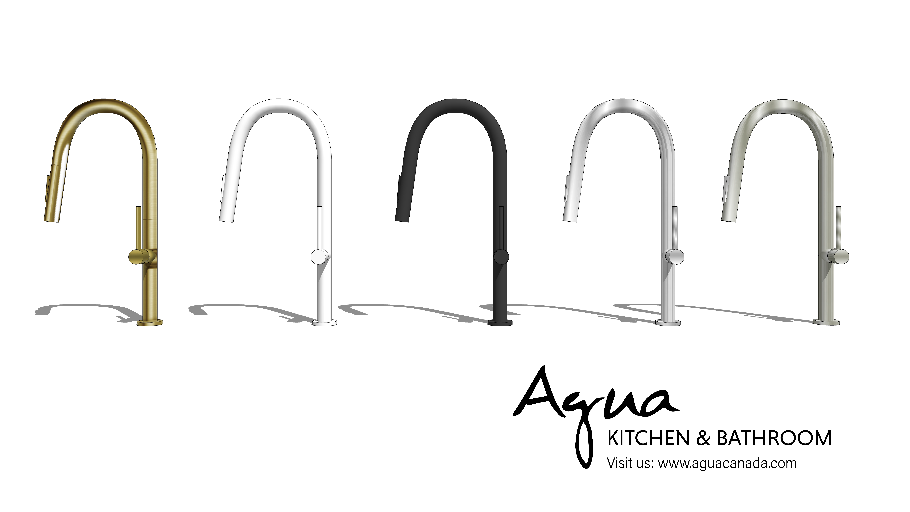 Pull down kitchen faucet (code: MOOCHI) by Agua Canada