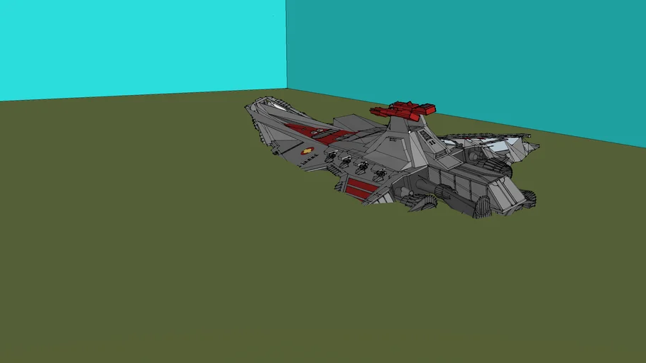 satr wars the clone wars venator crash