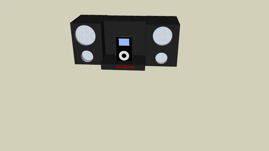 ipod nano 2nd generation black with docking station