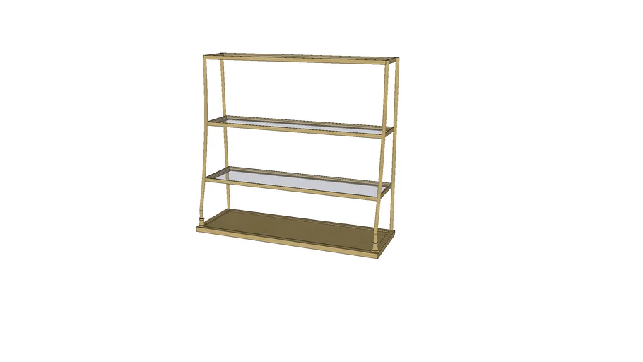 Fitting Metal 3 shelf