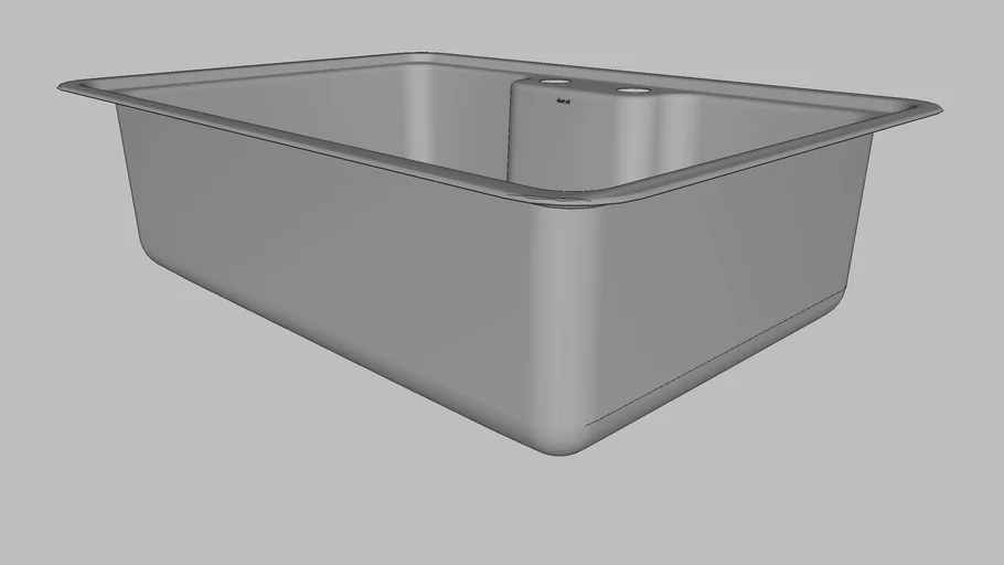 DOCOL - CUBA DE SOBREPOR/EMBUTIR DOCOLMASSIMA 68x48 - INOX ESCOVADO