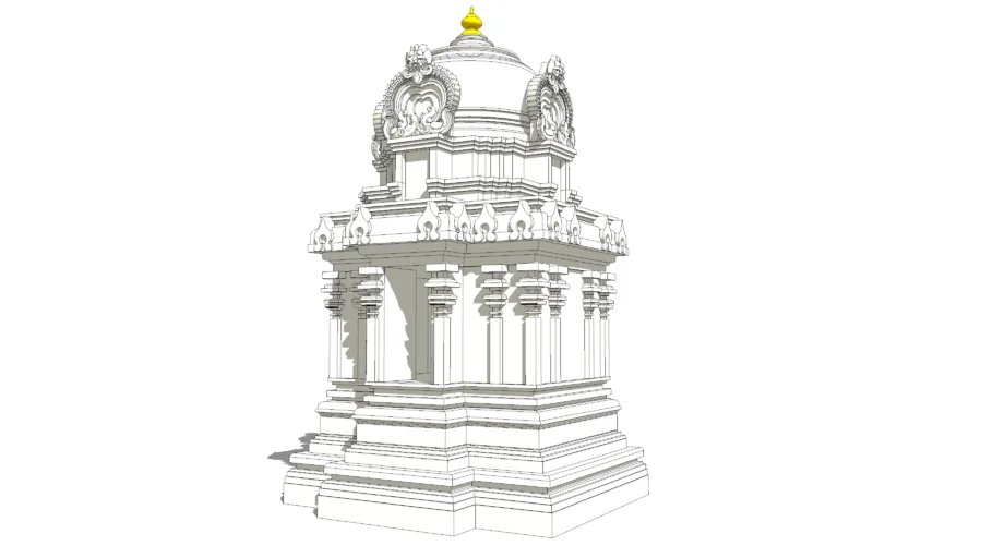 HINDU TEMPLE(DRAVIDIAN STYLE)