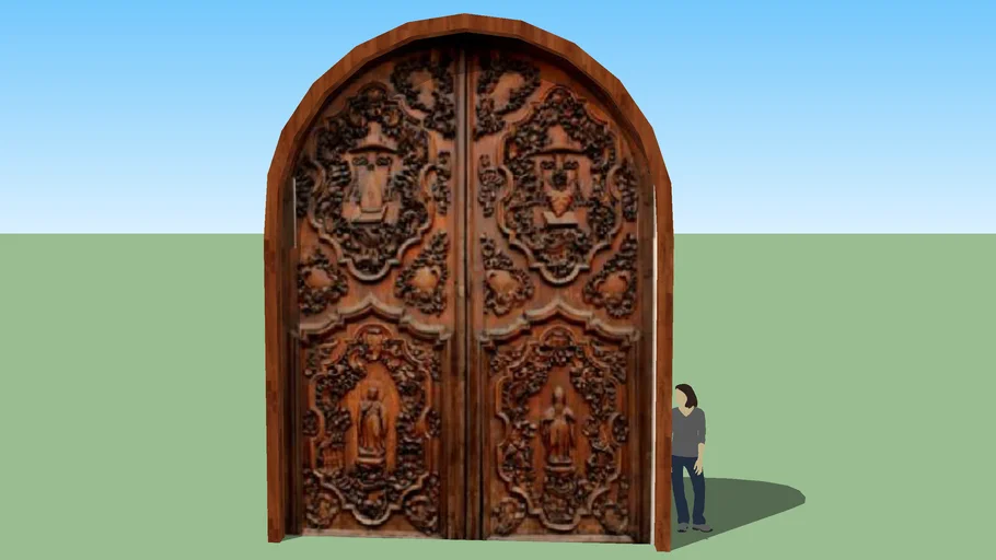 DOOR SAN AUGUSTINE CHURCH MANILA