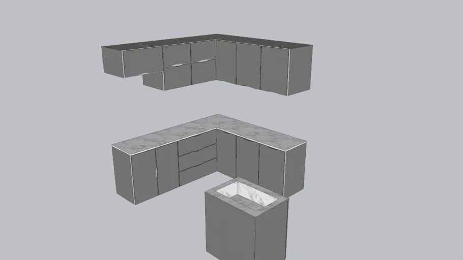 L modular kitchen