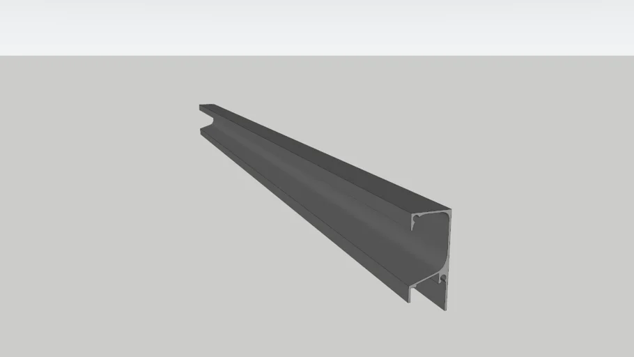Perfil Aluminio Manija Para Punteras MC 18mm