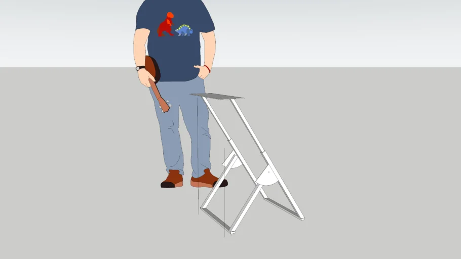 GTPlayer Sim racing wheel stand (rough)