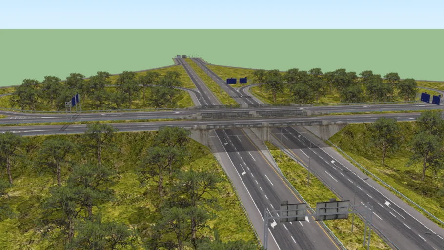 Cloverleaf interchange