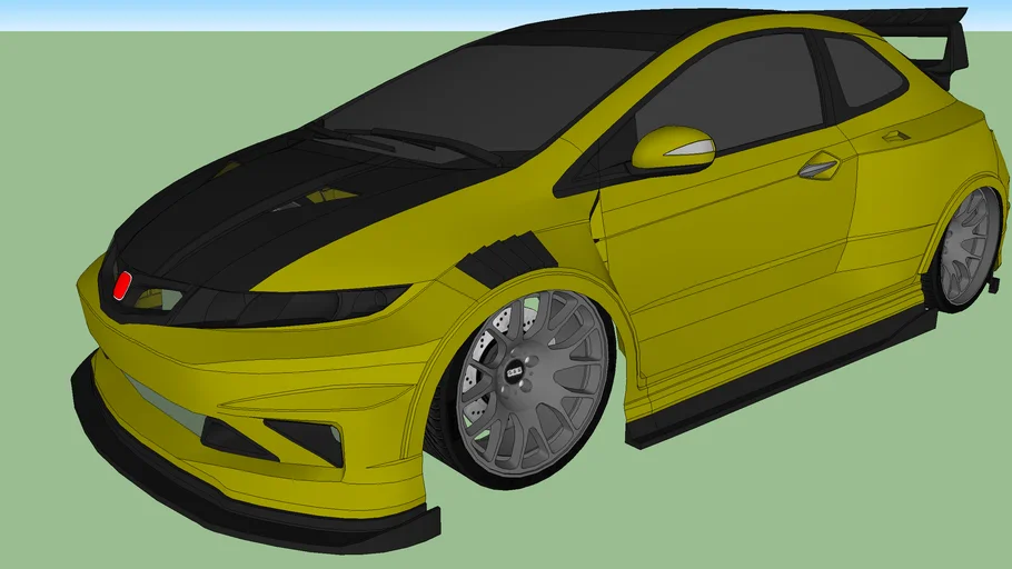 Honda Civic Mugen Race Car