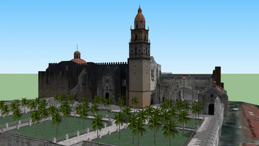 MEMCATóN00468 DE LA  FES ACATLAN CATEDRAL Y EX CONVENTO DE LA ASUNCION